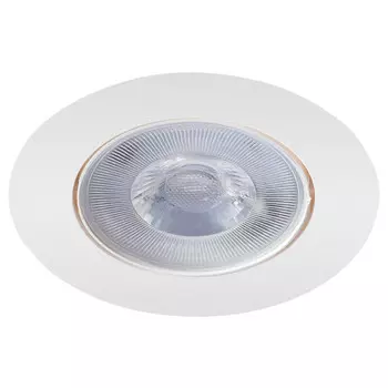 светильник встраиваемый ARTE LAMP Kaus 1x6Вт 85мм LED пластик белый