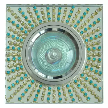 светильник встраиваемый DE FRAN Африка GU5.3 хром