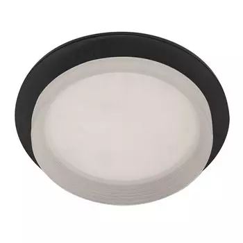 светильник встраиваемый DE FRAN Агата GX53 15Вт черный+матовый белый