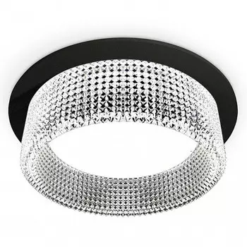 светильник встраиваемый DE FRAN Белона GX53 черный+прозрачный