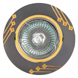 светильник встраиваемый DE FRAN Bright с патроном GU5.3 серый