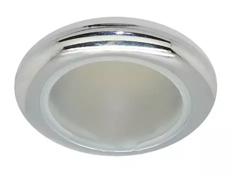 светильник встраиваемый DE FRAN Fisheye IP44 GU5.3 хром
