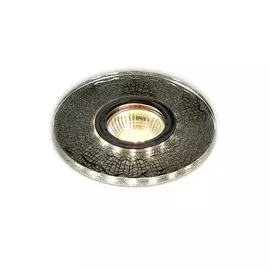 светильник встраиваемый DE FRAN Izar GU5.3 гроза хром прозрачный