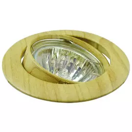 светильник встраиваемый DE FRAN Классика GU5.3 светлое дерево