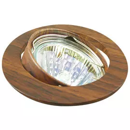 светильник встраиваемый DE FRAN Классика GU5.3 темное дерево