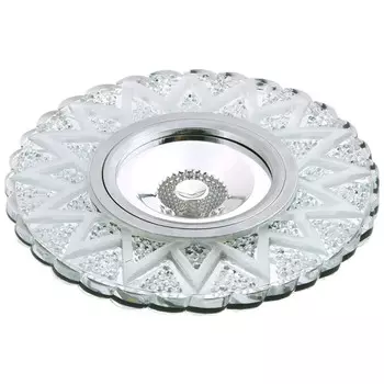 светильник встраиваемый DE FRAN Классика GU5.3 зеркальный прозрачный