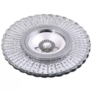 светильник встраиваемый DE FRAN Классика GU5.3 зеркальный прозрачный