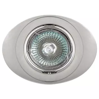 светильник встраиваемый DE FRAN Классика GU5.3 50мм сатин-хром