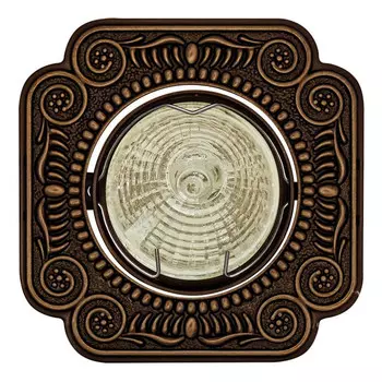 светильник встраиваемый DE FRAN Классика MR16 квадрат бронза