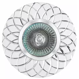 светильник встраиваемый DE FRAN Strange с патроном GU5.3 белый