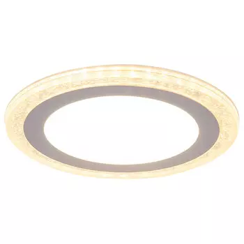 светильник встраиваемый ЭЛЕКТРОСТАНДАРТ Downlight 12Вт+6Вт LED белый