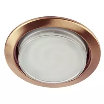 светильник встраиваемый ЭРА 13Вт GX53 коричневый