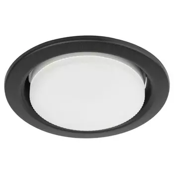 светильник встраиваемый ЭРА Luna KL35 GX53 черный матовый