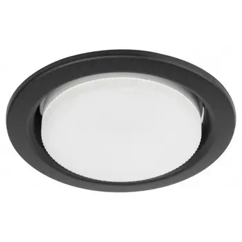светильник встраиваемый ЭРА Luna KL35 GX53 черный матовый