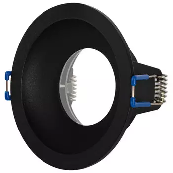 светильник встраиваемый ЭРА Wet MR16/GU5.3 IP44 черный матовый