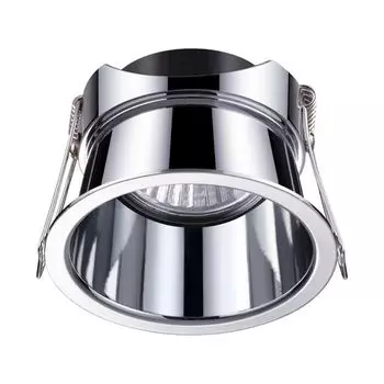 светильник встраиваемый NOVOTECH Butt 50Вт GU10 хром