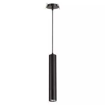 светильник встраиваемый NOVOTECH Pipe 50Вт GU10 черный