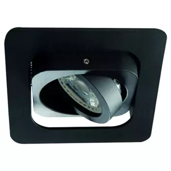 светильник встраиваемый поворотный KANLUX Alren для ламп GU5.3/GU10 черный