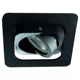 светильник встраиваемый поворотный KANLUX Alren для ламп GU5.3/GU10 черный