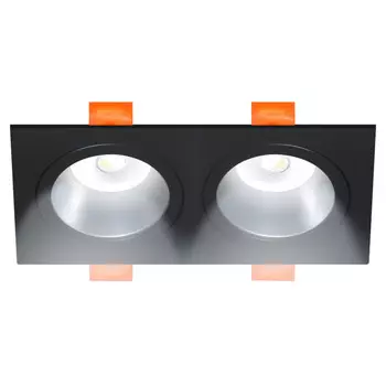 светильник встраиваемый RITTER Artin 2хGU5.3 алюминий черный