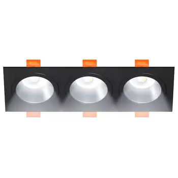 светильник встраиваемый RITTER Artin 3хGU5.3 алюминий черный