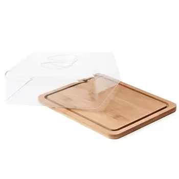 сырница ATMOSPHERE Natura 24х18х7см с крышкой бамбук, пластик