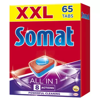таблетки для ПММ SOMAT All in 1 65шт
