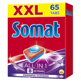 таблетки для ПММ SOMAT All in 1 65шт