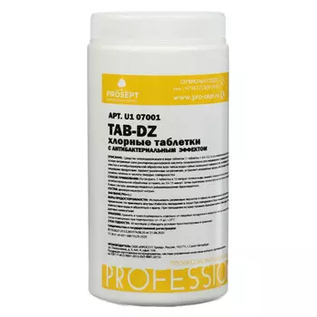 таблетки PROSEPT Tab-Dz хлорные с антибактериальным эффектом 1кг