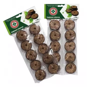 таблетки торфяные d36мм 12 шт