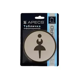 табличка APECS SP-02-INOX ДЕВОЧКА