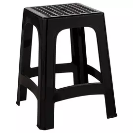 табурет 47х47х46см коричневый пластик