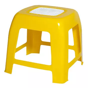 табурет детский 30х30х26,5см желтый пластик
