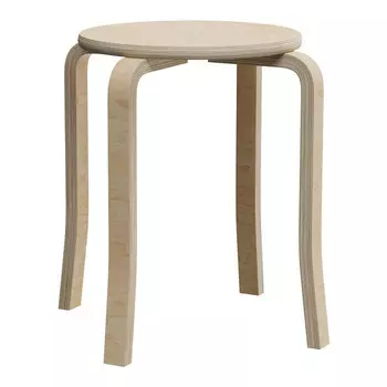 табурет Ной 340х340х448 березовый шпон натуральный