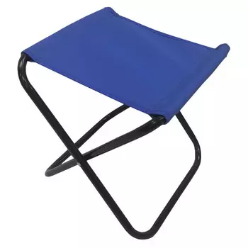 табурет туристический складной 33х31х37см синий