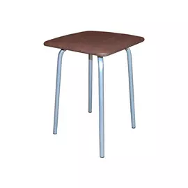 табурет УЮТ 315х315мм коричневый искусственная кожа/металл