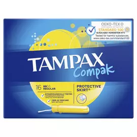 тампоны TAMPAX Compak Regular 16шт