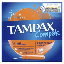 тампоны TAMPAX Compak Super Plus 16шт