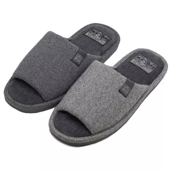 тапочки домашние LUCKY LAND мужские р-р 41-46, арт.4378M-CH-O