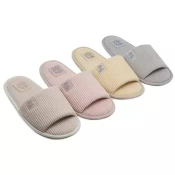 тапочки домашние LUCKY LAND женские р-р 36-41, арт.4433 W-CH-O