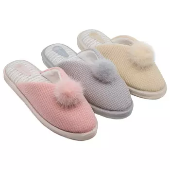 тапочки домашние LUCKY LAND женские р-р 36-41, арт.4580W-CH-C
