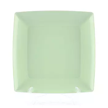 тарелка 19см десертная квадратная пластик