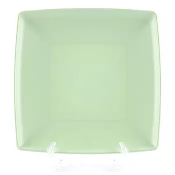 тарелка 23,5см обеденная квадратная пластик