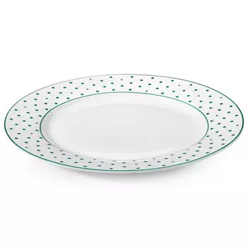 тарелка APOLLO Teatro 23см обеденная фарфор зеленый