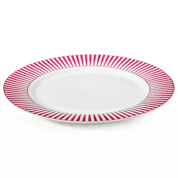 тарелка APOLLO Teatro 27см обеденная фарфор красный