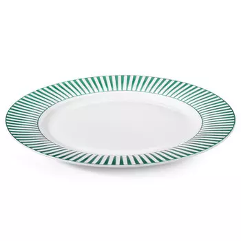 тарелка APOLLO Teatro 27см обеденная фарфор зеленый