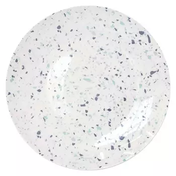 тарелка APOLLO Terrazzo 27см обеденная серо-бирюзовый