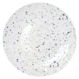 тарелка APOLLO Terrazzo 27см обеденная серо-бирюзовый