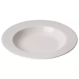 тарелка ATMOSPHERE Circles 22см глубокая фарфор