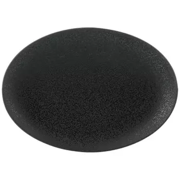 тарелка BRONCO Midnight 30,5х22см овальная фарфор